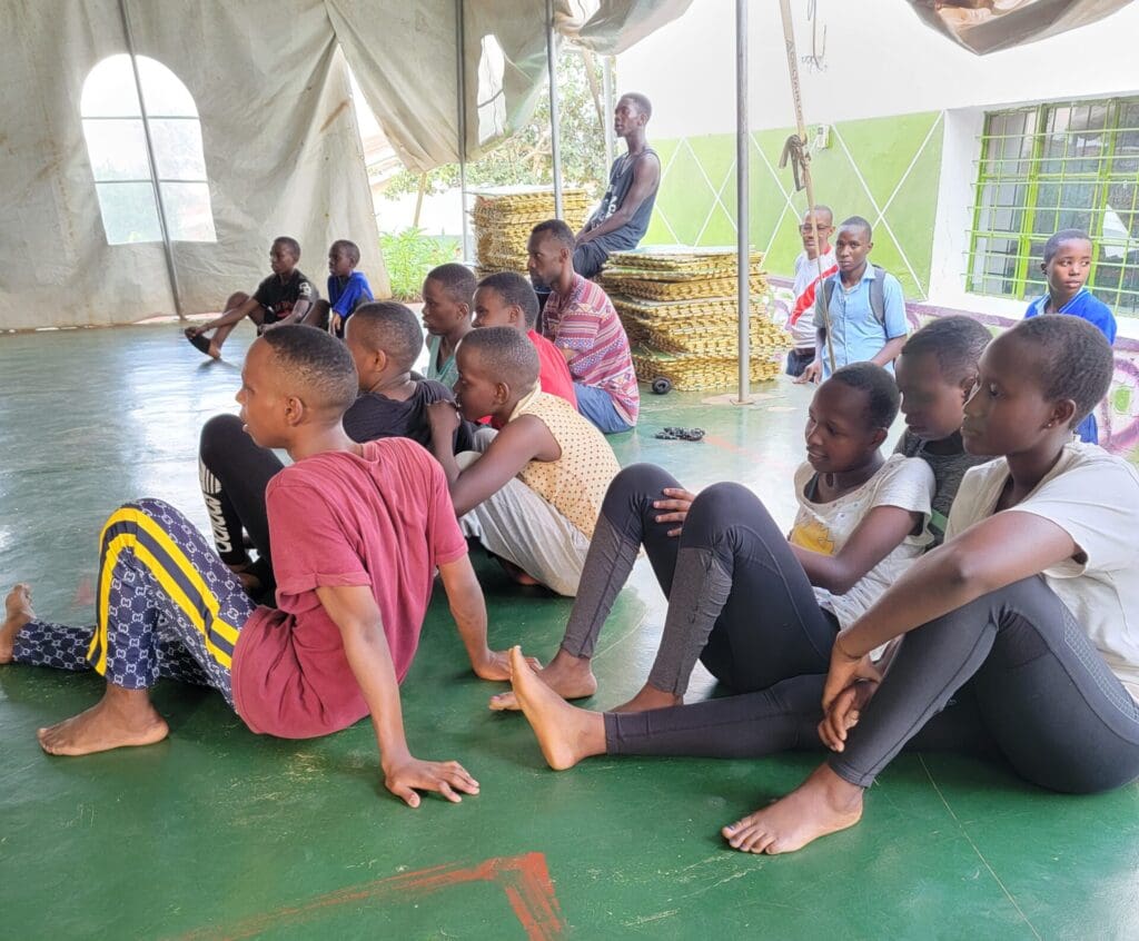 Students are attentive and appreciative of the many "leaps" they have made thanks to the MindLeaps program. (Source photo by Shaun A. Pennington)