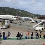 Queue to board