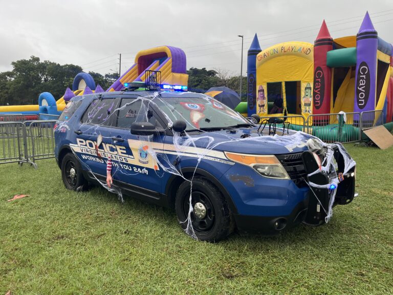 VIPD Draws Hundreds Despite Inclement Weather for Trunk or Treat