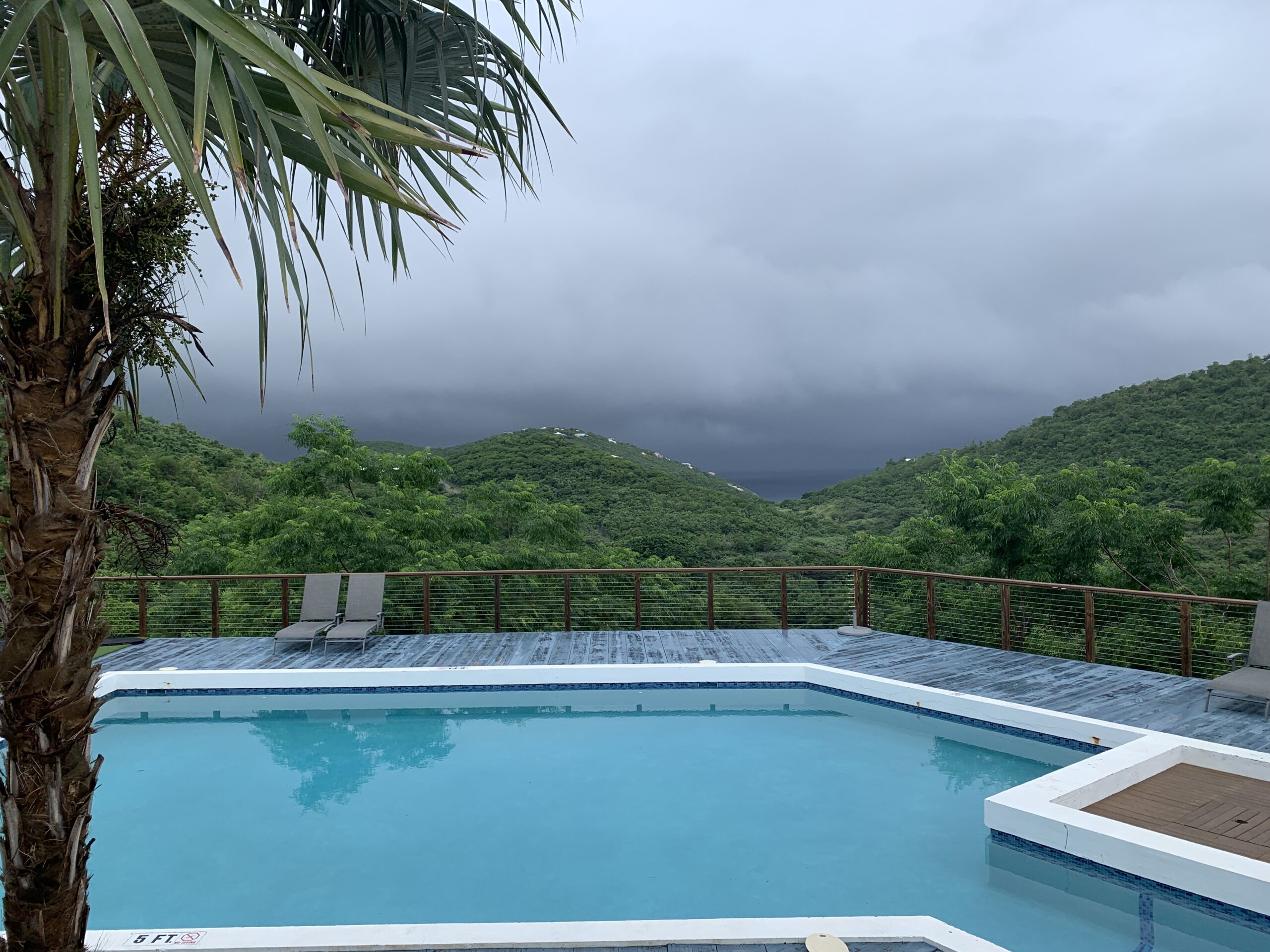  Tropical weather moves toward St. Thomas, USVI, on October 26, 2022. (Source photo by Jesse Daley)