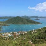 Hillside view iof site-of-the-Sumemrs-End-marina-in-Coral-Bay.-by-Amy-H.-Roberts copy
