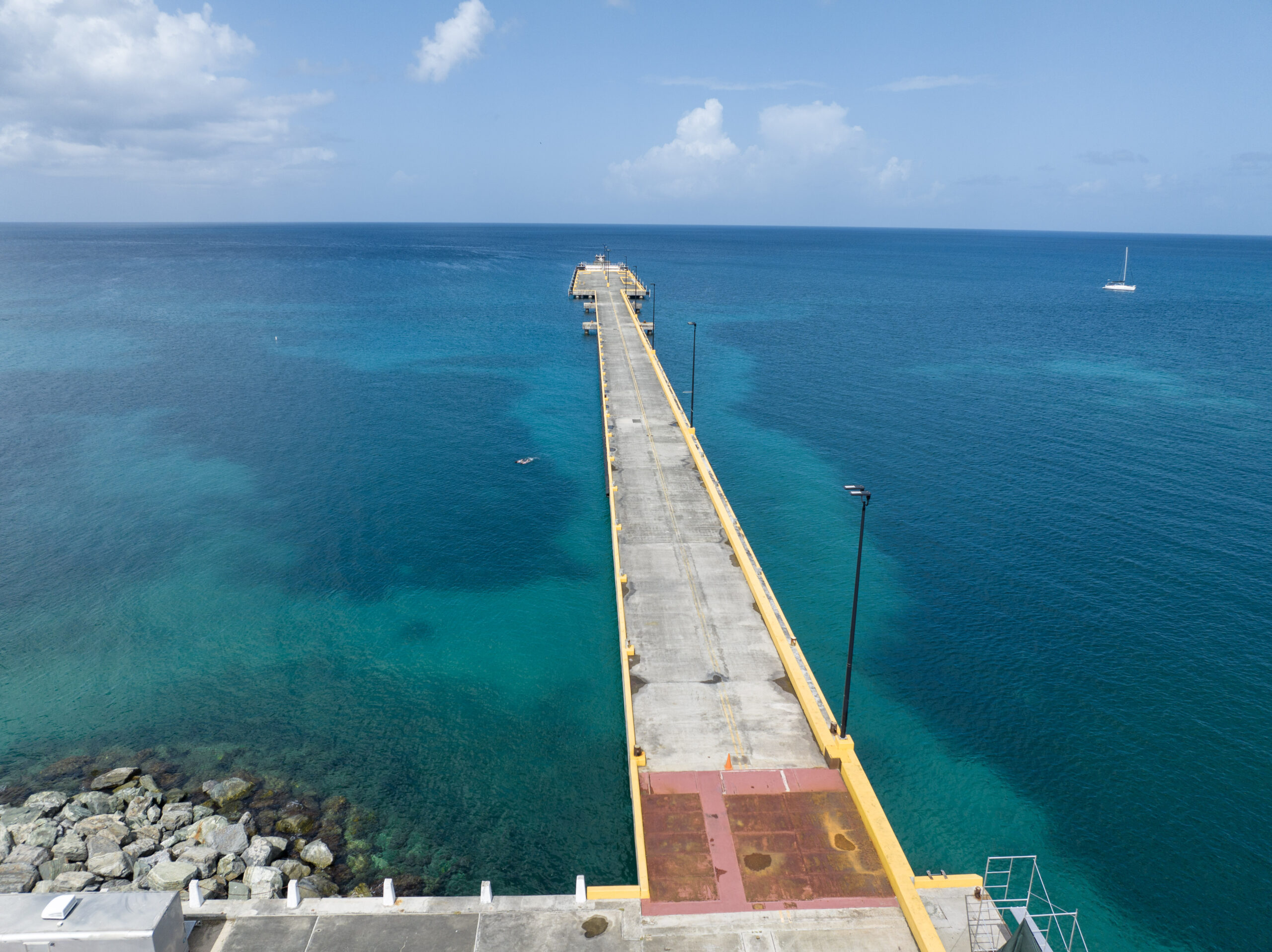 The Ann E. Abramson Marine Facility in Frederiksted, St. Croix, where repairs will commence on Feb. 7. (Photo courtesy V.I. Port Authority)