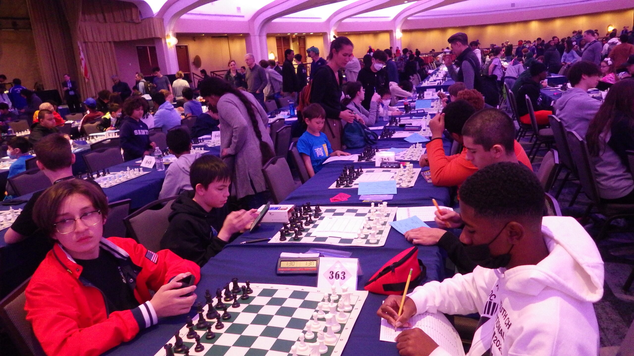 V.I. Students Compete at National K12 Scholastic Chess Tournament in D
