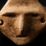 face, ceramic , close up. screenshot Char. Am. Saladoid Exc. Doc
