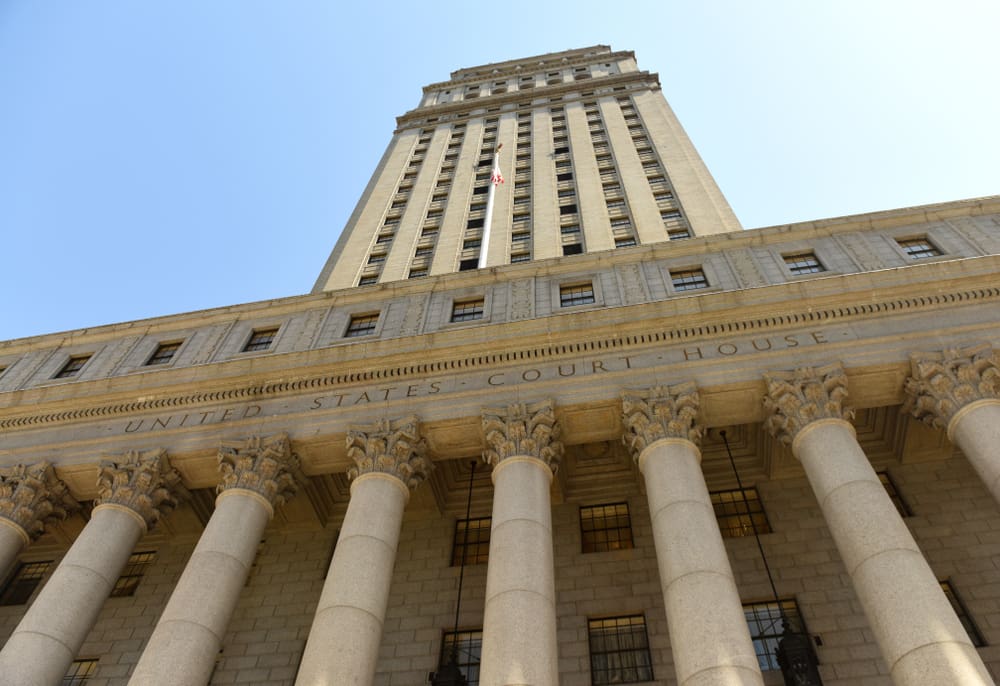 The U.S. District Court for the Southern District of New York in Manhattan. (Shutterstock image)