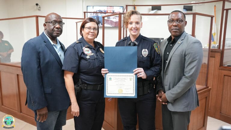 Los Angeles Police Officer Sworn into VIPD
