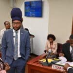 Sen. Bolques and others. photo by Barry Leerdam, Legislature
