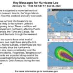 Hurricane Lee messaging