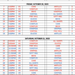 Antilles volleyball schedule