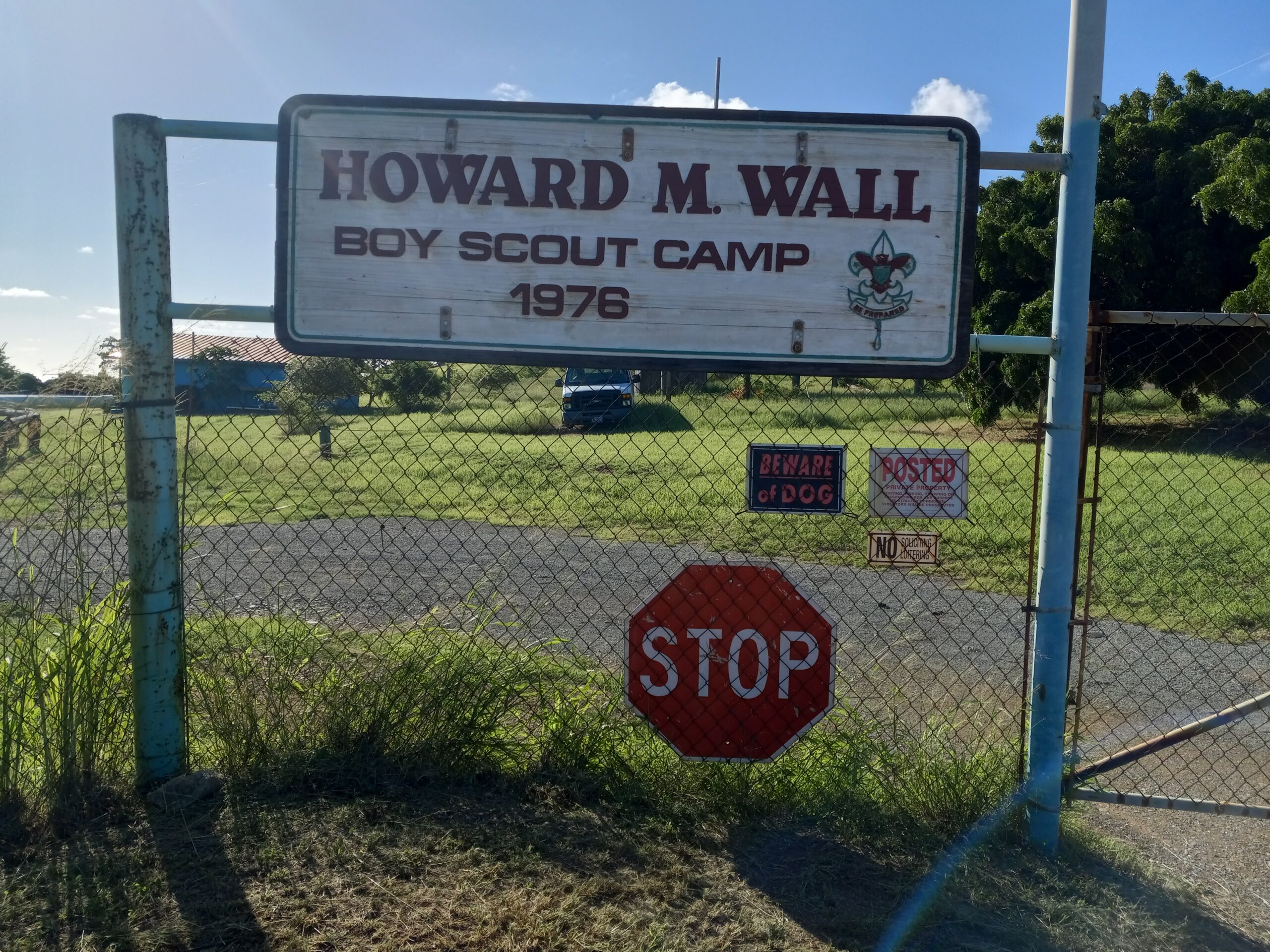 The Howard M. Wall Boy Scout Camp and the shooting range east of Milord Point and west of the Great Pond Bay were once owned by Caroline Gasperi’s parents and are now used by the public. (Photo by Olasee Davis)