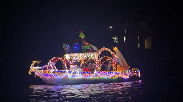 Photo Focus: Bright Lights Shine on Christiansted Town with Boat Parade, Fireworks 2023