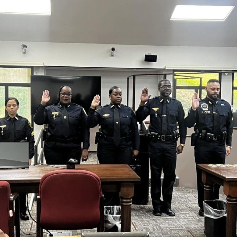 Promotional Swear-In Ceremony for New Police Sergeants