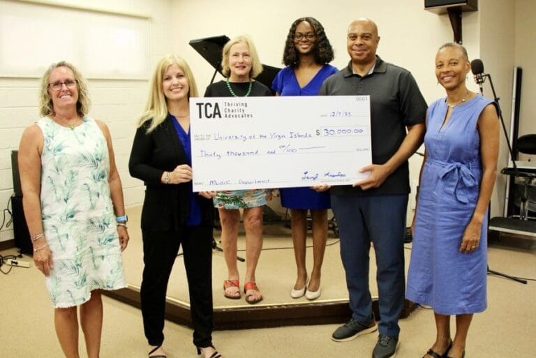 Thriving Charity Advocates Donates $30K to Support UVI’s Music Program