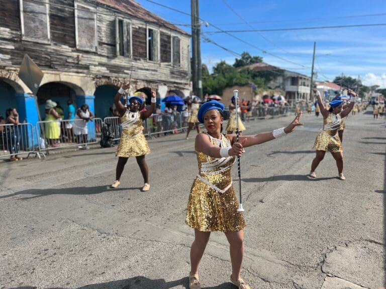 Festival Parades Dazzle With Royalty, Bands, Troupes and Feathers – Lots of Feathers