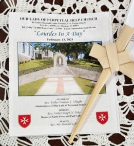 The service for the Lourdes in a Day Mass. (Submitted photo)
