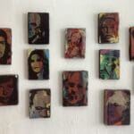 In contemplation of the collective consciousness, Wax Transfer by Niarus Walker