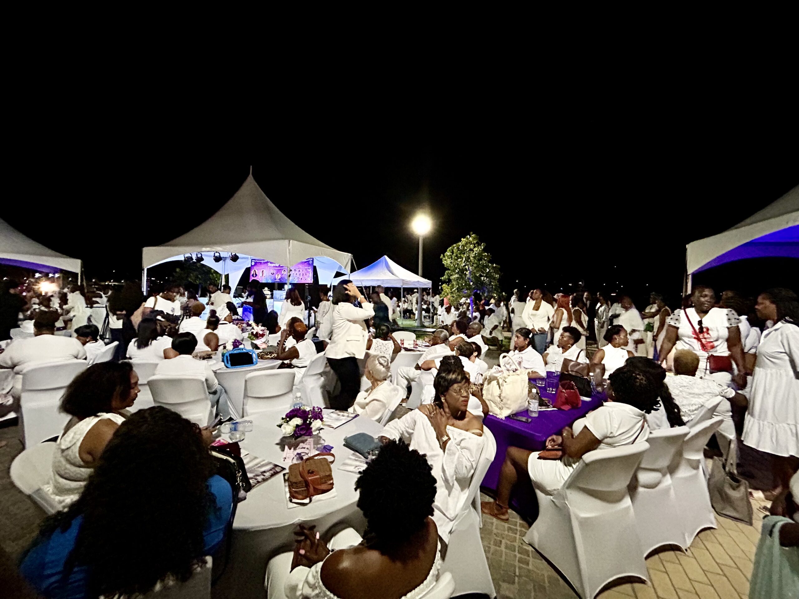 The St. Thomas Waterfront Promenade was packed with eventgoers celebrating International Women’s Day. (Photo by Nyomi Gumbs)