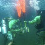 underwater search and recovery training. Photo by STJ Rescue.
