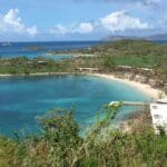 Caneel Bay photographed from the Northshore Rd in Oct. 2017. Amy H. Roberts