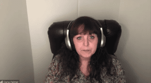 Genealogist Dana Palmer discusses tips on how to use newspapers to research family history. (Screenshot from Caribbean Genealogy virtual event)