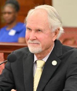 Acting Attorney General Gordon Rhea told senators he learned a lot during Friday’s hearing. (Senate photos by Alvin Burke, Mario Fonseca, and Barry Leerdam)