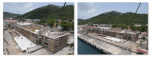 The hotel on GERS land is expected to open next year. (Photo from GERS Administrator’s report)