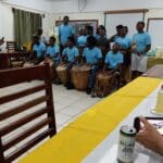 Young Garifuna musicians
