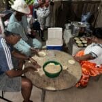 Making tortillas