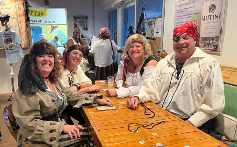 Photo Focus: Mutineers ‘Throw Cancer Overboard’ in Support of National Breast Cancer Awareness Month: Sion Farm Distillery