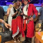 Annette Scott & Redford Schuster, Won Third Place Pirate Couples.