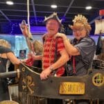 Bob and Drew Quarles, won Second place Pirate Couples