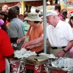 Carter at food fair