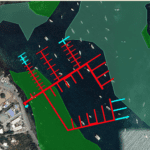 Site reduction of marina Dec. 2024. Save Coral Bay photo.