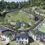 The Residences at 340 North aerial view