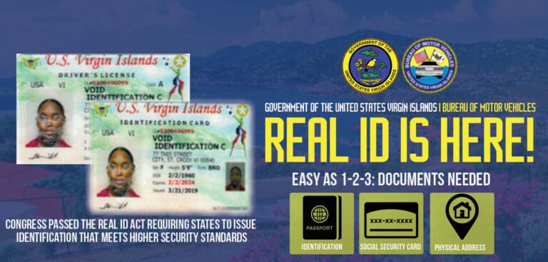 REAL ID Deadline Arrives: V.I. Residents Urged To Check Their Travel Documents