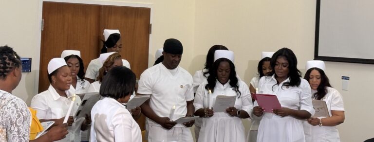 UVI Pins 11 New Nursing Graduates, Welcomes Class of 2025 to the Profession