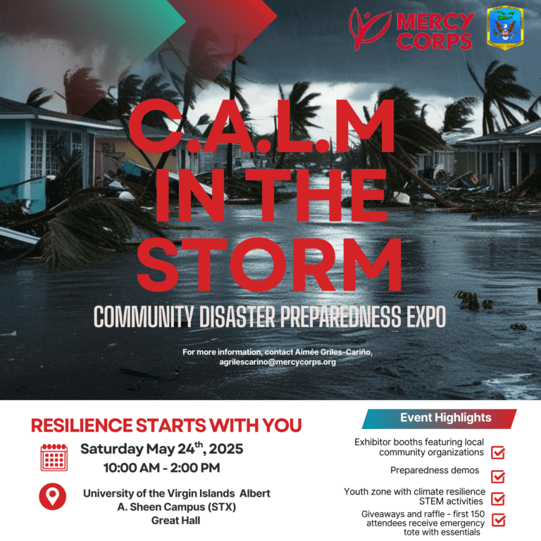 Mercy Corps Hosts C.A.L.M. Disaster Preparedness and Mitigation Fair on St. Croix