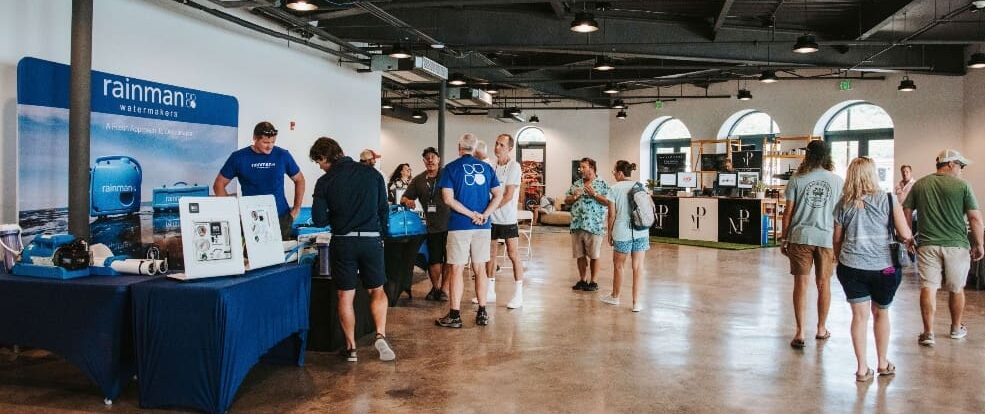 Local and global vendors presented marine and marine-related products and services at the Virgin Islands Boating Expo, held May 15 to 18 at Yacht Haven Grande on St. Thomas. (Photo courtesy @mediaboostvi)
