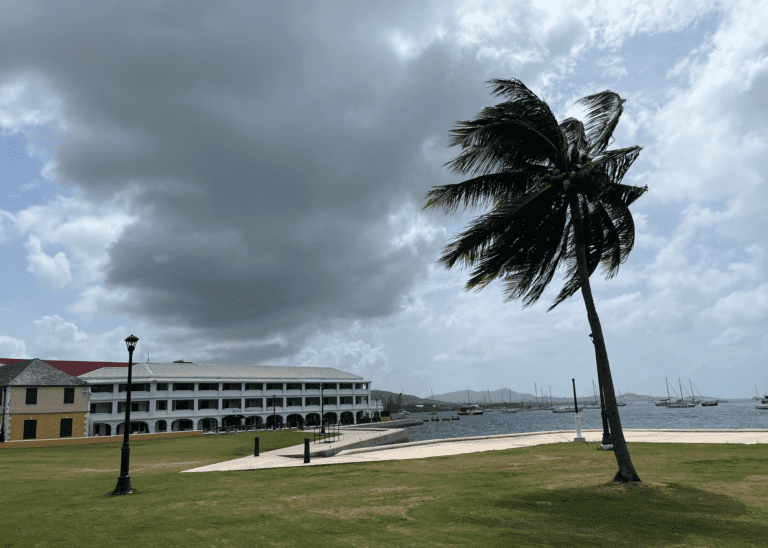 Saharan Dust, Winds, Rough Seas Linger; Rain Possible With Passing Tropical Waves