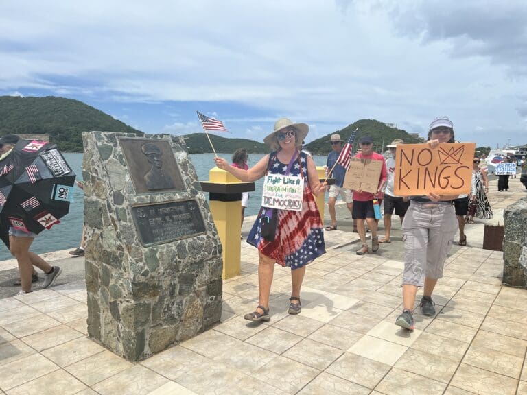Photo Focus: Waterfront Marchers Declare No Kings in USA