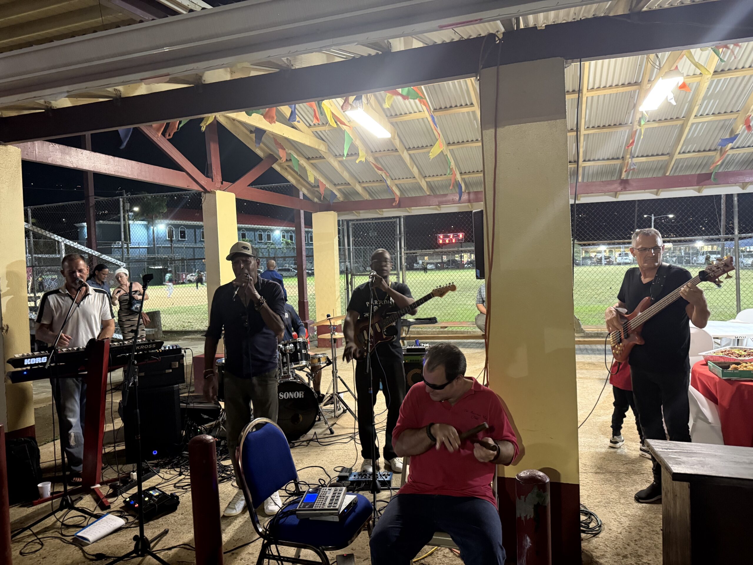 Max and Compangie, featuring Oleik Ledee, brought the energy to life with a mix of traditional and modern French Caribbean sounds. (Source photo by Melissa Bryan)