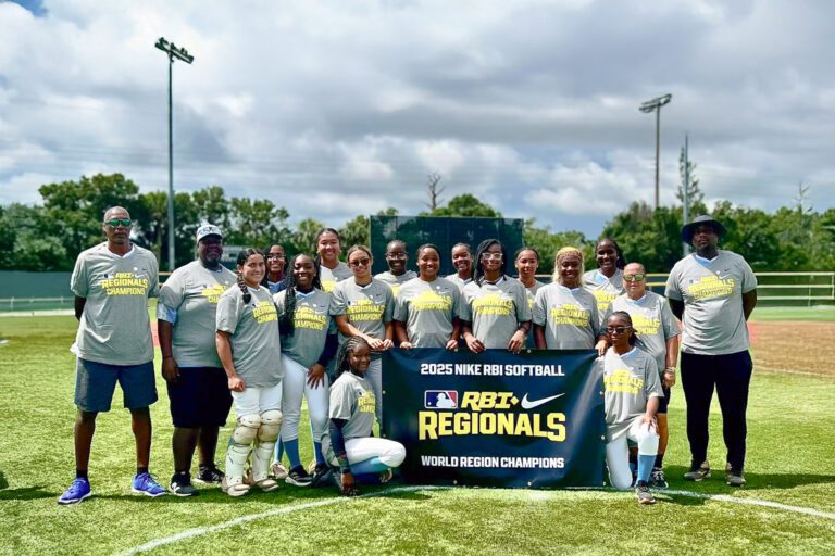 Governor Bryan Congratulates USVI Nike RBI 18U Softball Team