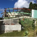 Traffic light on DPW building 2018. Amy H Roberts