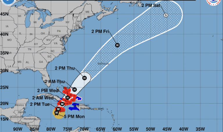Major Hurricane Melissa to Strike Jamaica; USVI, PR to Receive Unsettled Weather
