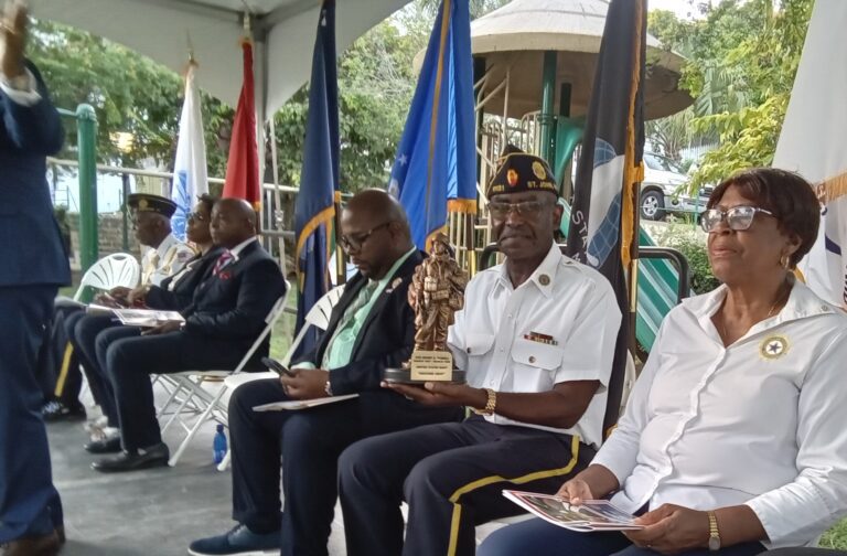 V.I. Veterans Share Their Stories at Tuesday Ceremony