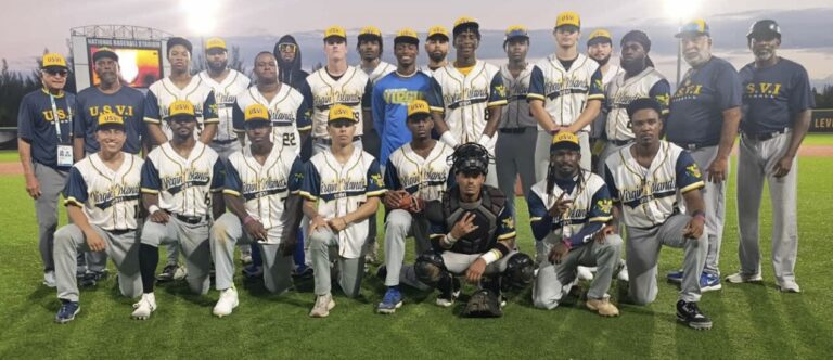 United States Virgin Islands Baseball Team at the 7 th Caribbean Baseball Cup. They finished in third place. (Submitted Photo)