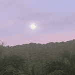 Full moon over Maroon Sanctuary Territorial Park
