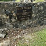 Estate Fountain grave marker