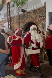 Santa and Mrs. Claus greet families along Main Street during the 2024 Miracle on Main Street celebration.Photo sourced by Melissa Bryan.
