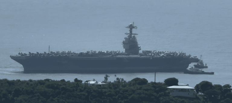 USS Gerald R. Ford Arrives on St. Thomas